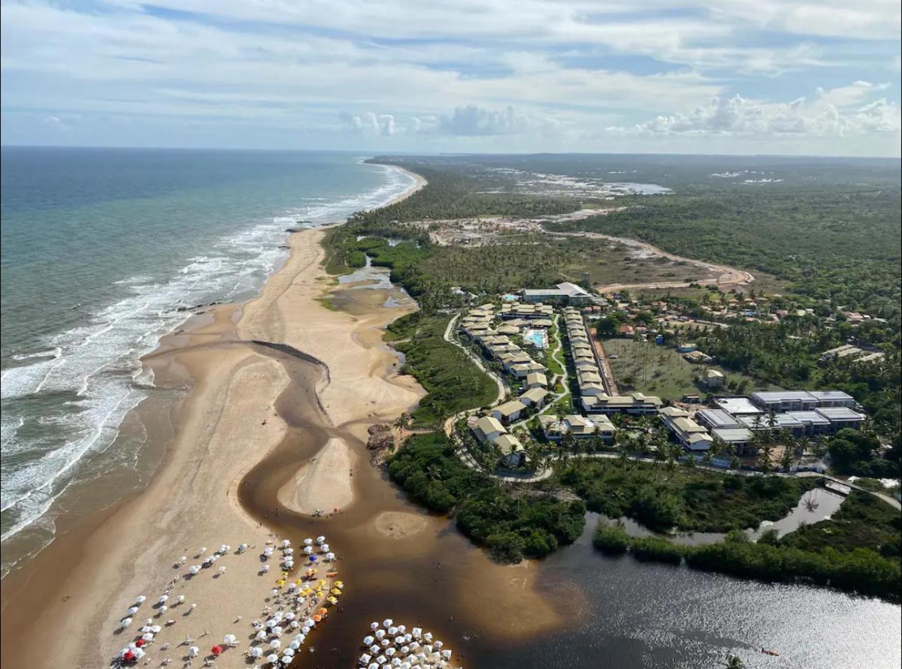 Maravilhoso Garden Imbassai Pe Na Areia Bahia Litoral Leilighet Eksteriør bilde